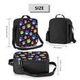 thumbnail image 2 of Zufioo Owls And Hearts Insulated Lunch Bag,600D Polyester Oxford Fabric, Leakproof & Reusable Lunch Tote, Adjustable Shoulder Strap,Food Freshness Keeper with Utensils, 2 of 7