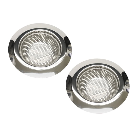 Keeney K820-33 Two-Pack Anti-Clogging Kitchen Sink Strainers, Stainless Steel