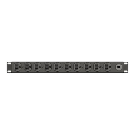 UPC: 0767041025781 | Vertiv Basic VP9563 – Power distribution unit (rack-mountable) – AC 120 V – 1.9 kW – input: NEMA 5-20P – output connectors: 10 (10 x NEMA 5-20R) – black powder coat