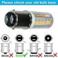 thumbnail image 6 of HQRP Navigation and Anchor Light Ba15d Bayonet Base 24LEDs Dual Contact SMD LED Bulb Warm White 10-30 Volt DC, 6 of 8