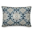 thumbnail image 2 of Creative Products Faded Gray Blue Medallions 14x20 Indoor / Outdoor Pillow, 2 of 9