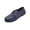 Dark Blue, variant on Qodauz Women's Slip On Pumps Square Closed Toe Medium Chunky Heel Solid Casual White 41