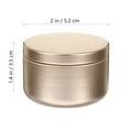 thumbnail image 2 of Candle Tins 12pcs Empty Candle Jars with Lids Aluminum Metal Round Cans 50ml Candle Containers for Candle Making Supplies, 2 of 6