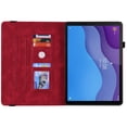 thumbnail image 4 of Allytech Case for Lenovo Tab M10 HD 2nd Gen (TB-X306X) / Smart Tab M10 HD 2nd Gen (TB-X306F) 10.1" 2020, Multi-Angle Viewing Kickstand Shockproof Case Cover for Lenovo Tab M10 HD 2nd Gen,Red, 4 of 6