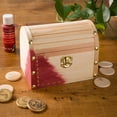 thumbnail image 2 of Make Market 6.5" Unfinished Wooden Domed Box - Ready-To-Decorate Wood Box for Trinkets, Coins, Jewlery, Valuables - Bulk 8 Pack, 2 of 5