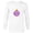 White, variant on Disney Princess Rapunzel Tangled Holiday Christmas Ornament - Long Sleeve T-Shirt for Men - Customized-White