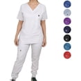 thumbnail image 5 of Uniforme Medico Nanofort Pijama Quirurjica Mujer Jumper Conjunto G Blanco, 5 of 5