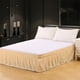thumbnail image 2 of Inteprter Transforme el dormitorio en un refugio elegante, elegante de cama, faldas de cama duraderas Juegos de cama Negro Reina de EE. UU. 60 * 80 pulgadas, 2 of 6
