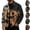 Gray, variant on HAJWOH Mens Halloween Corduroy Jacket with Lapel Loose Fit Long Sleeve Fall Winter Coat