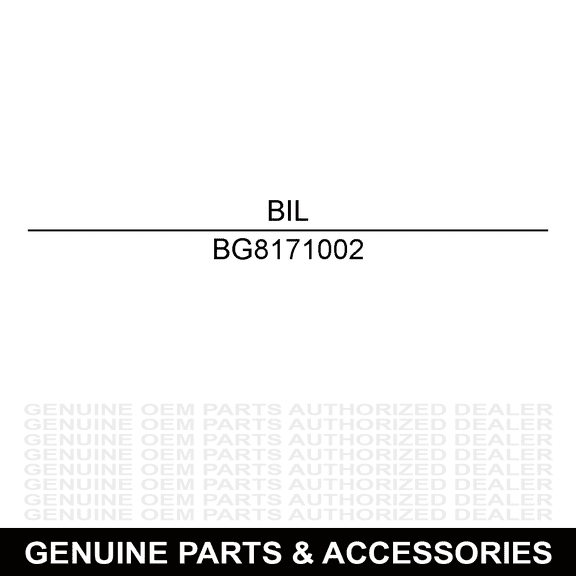 Billy Goat 8171002 Washer 1/4" Flat Z/P