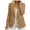 E-Khaki, variant on felwors Womens Blazers for Work Casual Business Open Front Solid Blazers Summer Lightweight Lapel Draped Office Suit Jackets AG, XL