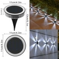 thumbnail image 4 of Specollect Clearance 3Pcs Solar Ground Lights,Waterproof In-Ground Lights Solar Outdoor Landscape Lighting for Lawn,Patio,Pathway,Yard,Deck,Driveway,Walkway, 4 of 9