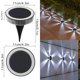 thumbnail image 3 of Ganfancp Luces Solares de Tierra Al Aire Libre con Cuentas de La Lámpara Led Luces de Disco Luces de Jardín de Energía Solar En El Suelo Al Aire Libre Paisajes Iluminación Ofertas Flash 1X Luz Solar, 3 of 7
