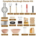thumbnail image 2 of Kit de inicio de masa madre SZZJKJ con 24 piezas de banneton para hacer pan, 2 of 8