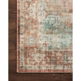 thumbnail image 6 of Loloi II Heidi Collection HEI-01 Terracotta / Aqua, Oriental Area Rug 2'-3" x 3'-9", 6 of 9