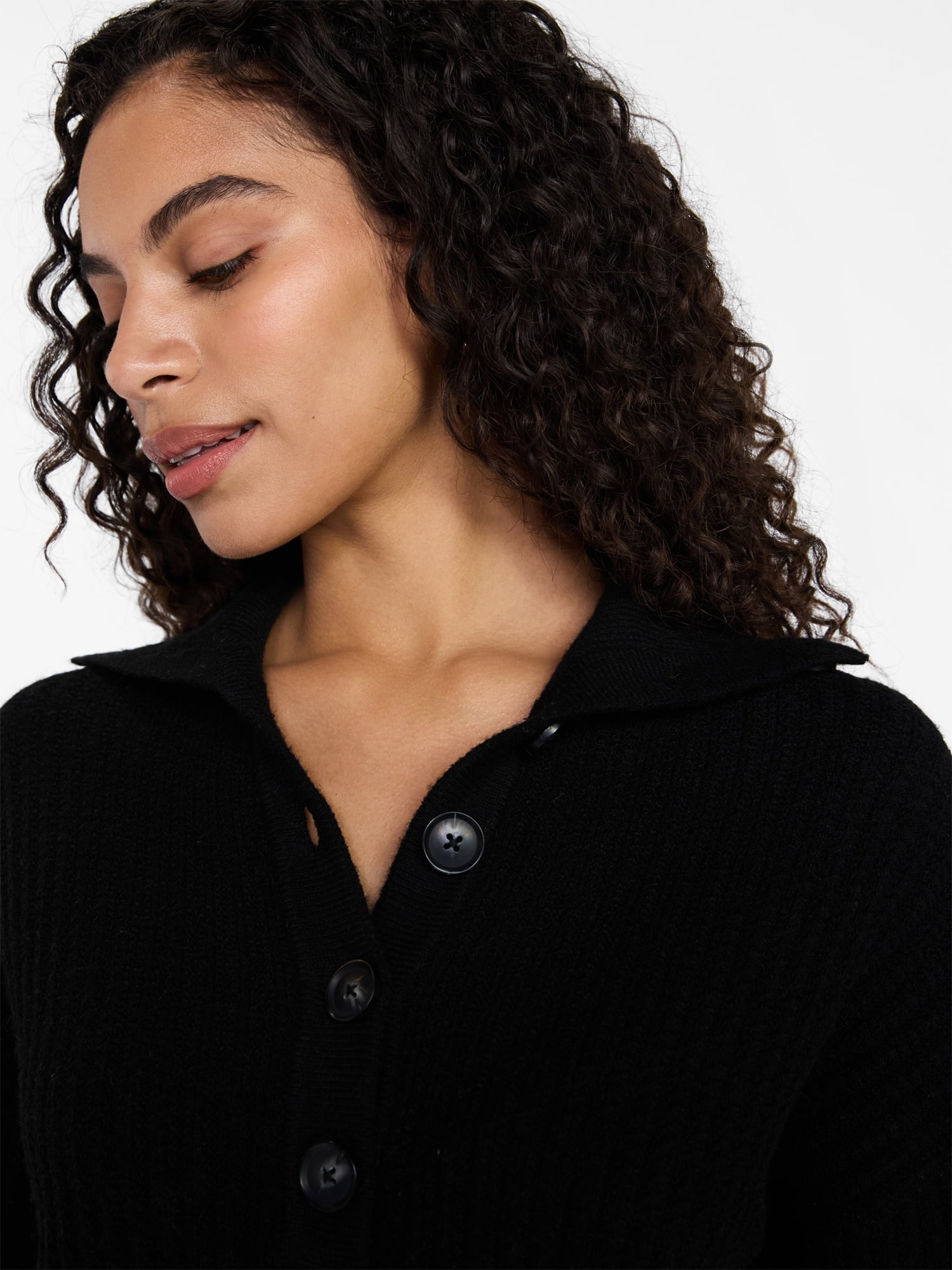 Time and Tru Women's Pullover Henley Sweater, Sizes XS-XXXL