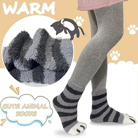 American Trends Calcetines Peludos Para Mujer, Calcetines Cálidos Y Esponjosos, Calcetines Deportivos Para Deportes Al Aire Libre, Set De 3 Unidades De Halloween