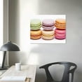 thumbnail image 3 of ARISTURING Stacks of Sweet Colorful French Macaroons Photo Photograph Cool Wall Decor Art Print Poster, 3 of 4