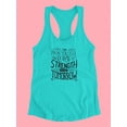 thumbnail image 3 of The Pain You Feel Quote Tank Women -Image by Shutterstock, Female Large, 3 of 4