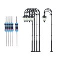thumbnail image 2 of 100pcs Modelo de Ferrocarril Modelo LED Luces HO Ajuste, 2 of 7