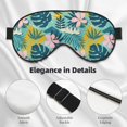 thumbnail image 5 of Disketp Tropical Floral Print Sleep Mask-Eye Mask for Sleeping,Comfortable & Super Soft Eye Mask with Adjustable Strap,Travel Eye Mask, 5 of 7