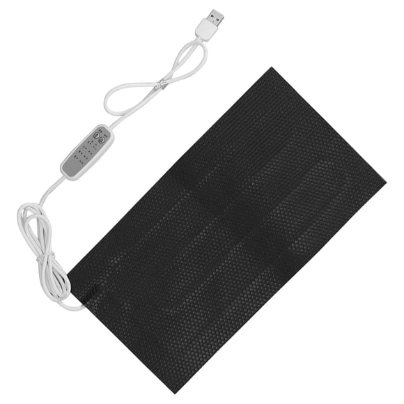 Tapis Chauffant pour Reptiles avec Contrôleur de Température, Tapis Chauffant DC 5V pour Terrarium pour Tortues Grenouilles Serpents Lézards Geckos Araignées, 20-40 Degrés Celsius 4 Niveaux de Température