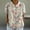 T Shirts for Women Clearance under $5 Beige, variant on Womens Lapel V Neck T Shirt Vintage Bird Floral Print Summer Blouse Casual Short Sleeve Top
