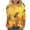 Yellow Plus Size Blouse for Women_k, variant on CYMMPU Loose Fit Crew Neck Spring Tops 3/4 Sleeve Blouses for Women Dressy Casual Flower Printed Tunic Tops Summer Fashion Shirts Lightweight Basic T-Shirts XL