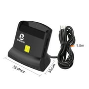ZOWEETEK CAC Card Reader Military,Smart Card Reader USB-A Common Access,Compatible with Windows,Mac and Linux