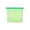 Green, variant on Medium Food Grade Silicone Storage Bag with Slide Zipper, 7.4 x 6.8 Inch, Reusable Airtight Container for Vegetables and Fridge Organization(Green)