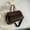 coffee, variant on PU Leather Shoulder Bag For Women Vintage Wide Strap Crossbody Bag Large Capacity Alligator print Designer ladies Handbag Tote