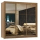 thumbnail image 1 of Ropero Closet Madesa Monaco 3 Puertas Corredizas con Espejo - Marrón Madesa 10933E, 1 of 9