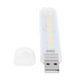 thumbnail image 3 of Lámpara Mini lámpara de lectura brillante de luz de libro USB portátil para computadora portátil (amarillo 8LED), 3 of 8