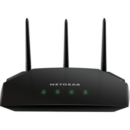 Netgear AC1750 Smart WiFi Router - 802.11 AC Dual Band Gigabit - Black (R6350-100NAS)