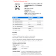 thumbnail image 2 of Front and Rear Brake Pad and Rotor Kit - Compatible with 2016 - 2018 Hyundai Sonata 2017, 2 of 2