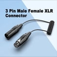 thumbnail image 3 of Cable XLR Cable XLR de 3 Macho A Hembra Cable Adaptador de Audio para Micrófono Mezclador Altavoz Amplificador, 3 of 7