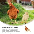 thumbnail image 4 of 2pcs Lifelike Acrylic Chicken Stake Decor Outdoor Garden Inserting Sign Yard Chick Stake Garden Layout, 4 of 8