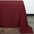 thumbnail image 3 of Your Chair Covers - Burgundy Rectangular Polyester Tablecloth (90x132 In.) - Durable, 3 of 5
