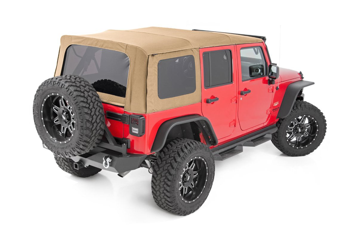 Rough Country Replacement Spice Soft Top for 10-18 Jeep JK | 2-Door -   
