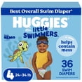 thumbnail image 1 of Couches de baignade jetables Huggies Little Swimmers, taille 4 (11 à 15 kg [24 à 34 livres]), 36 unités, 1 of 9