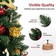 thumbnail image 5 of Juguetes de piscina, juguetes para bebés, juguetes para niños pequeños, mini árbol de Navidad de 2 pies, pequeño árbol de mesa preiluminado para escritorio, habitación, mini árboles, 5 of 8