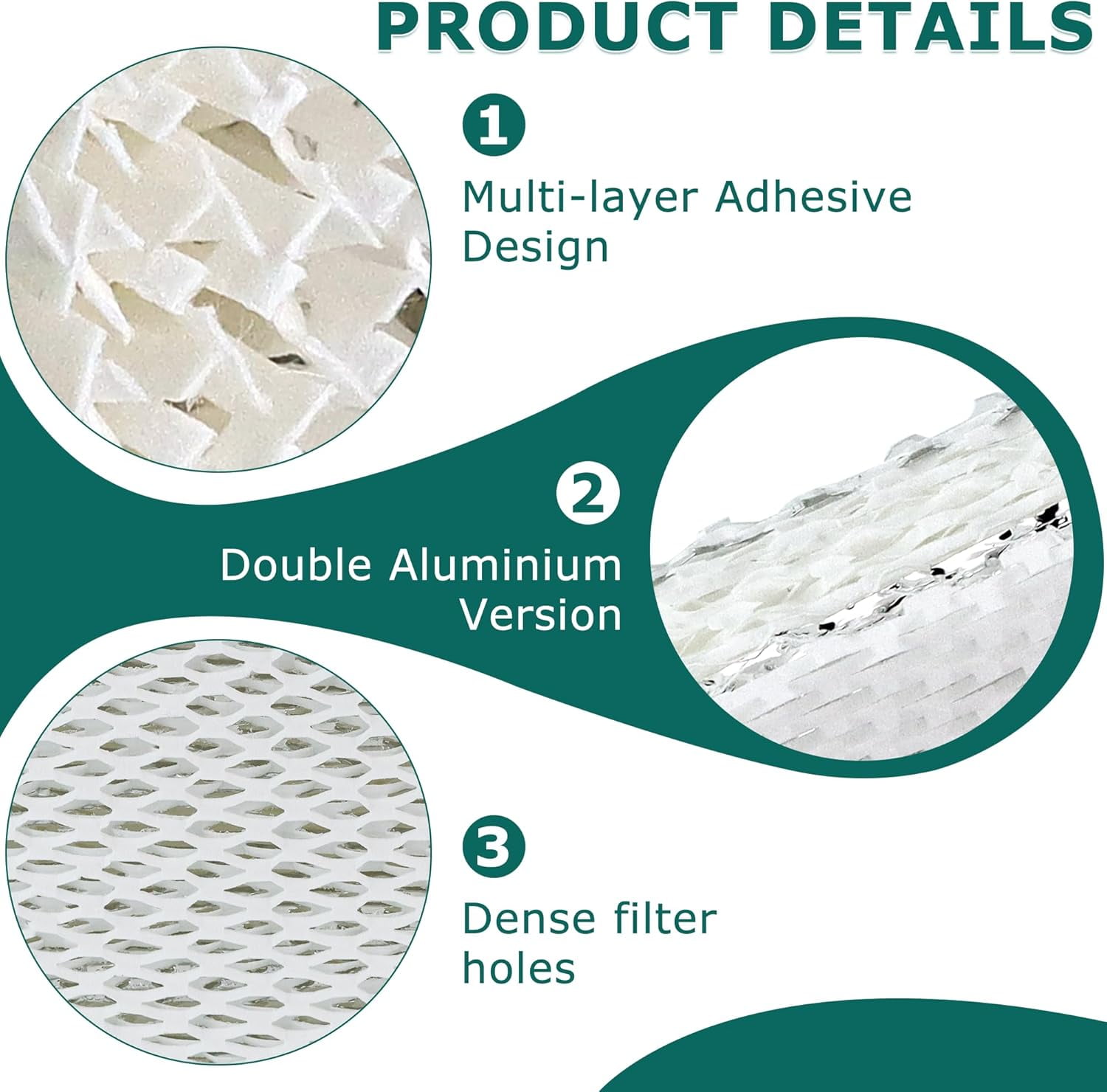4 Pack 35 Water Panel for Humidifier Filter, Compatible with April.aire 300 350 360 560 560A 568 600 600A 600M 700 700A 700M 760 760A 768 Whole House Humidifier|10" x 13" by