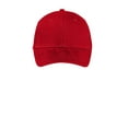 thumbnail image 5 of Port & Company Brushed Twill Cap-One Size (Red), 5 of 6