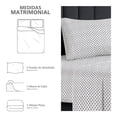 thumbnail image 2 of Juego De Sábanas Mainstays Matrimonial BLANCO RAYAS, 2 of 4