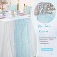 thumbnail image 5 of Dalrosia Sequin Table Runner, Glitter Table Runner 12x72in Sparkle Table Runners Suitable for Decorating Wedding Bridal Shower Birthday Party Holiday Events 6FT Long, 5 of 5