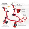 thumbnail image 3 of Soporte para moto Donext, elevador de ruedas traseras para bicicleta deportiva de 385 kg, 3 of 8