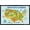 Black Framed Version, variant on Geography - USA Map Animals And Icons 26 Wall Poster, 22.375" x 34" Framed
