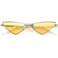 thumbnail image 3 of FEISEDY Small Cat Eye Sunglasses Women PUNK Party Metal ROCK Candy Color Glasses B2721, 3 of 14