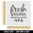 thumbnail image 2 of Fresh Herbs Picked Daily DIY Cookie Wall Craft Stencil - 7.0 Inch, 2 of 5