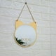 thumbnail image 4 of Espejo de pared acrílico con marco de madera y forma de gatito., 4 of 7